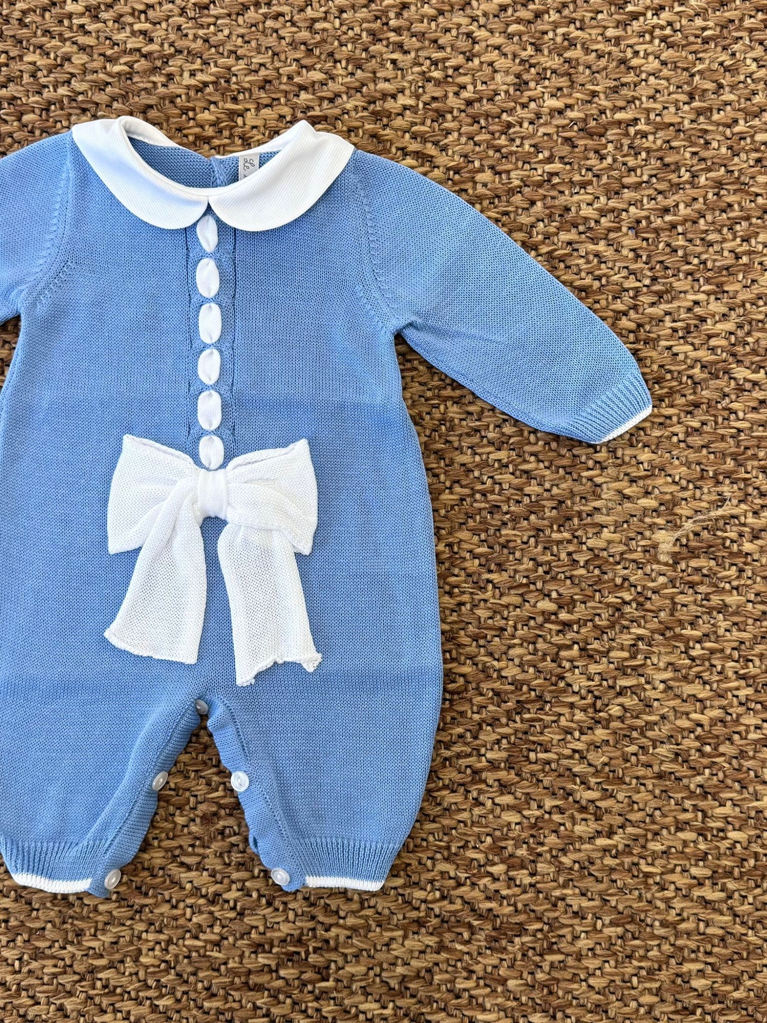 Tutina Neonato AZZURRO T62L/1201 -  NANU' BABY