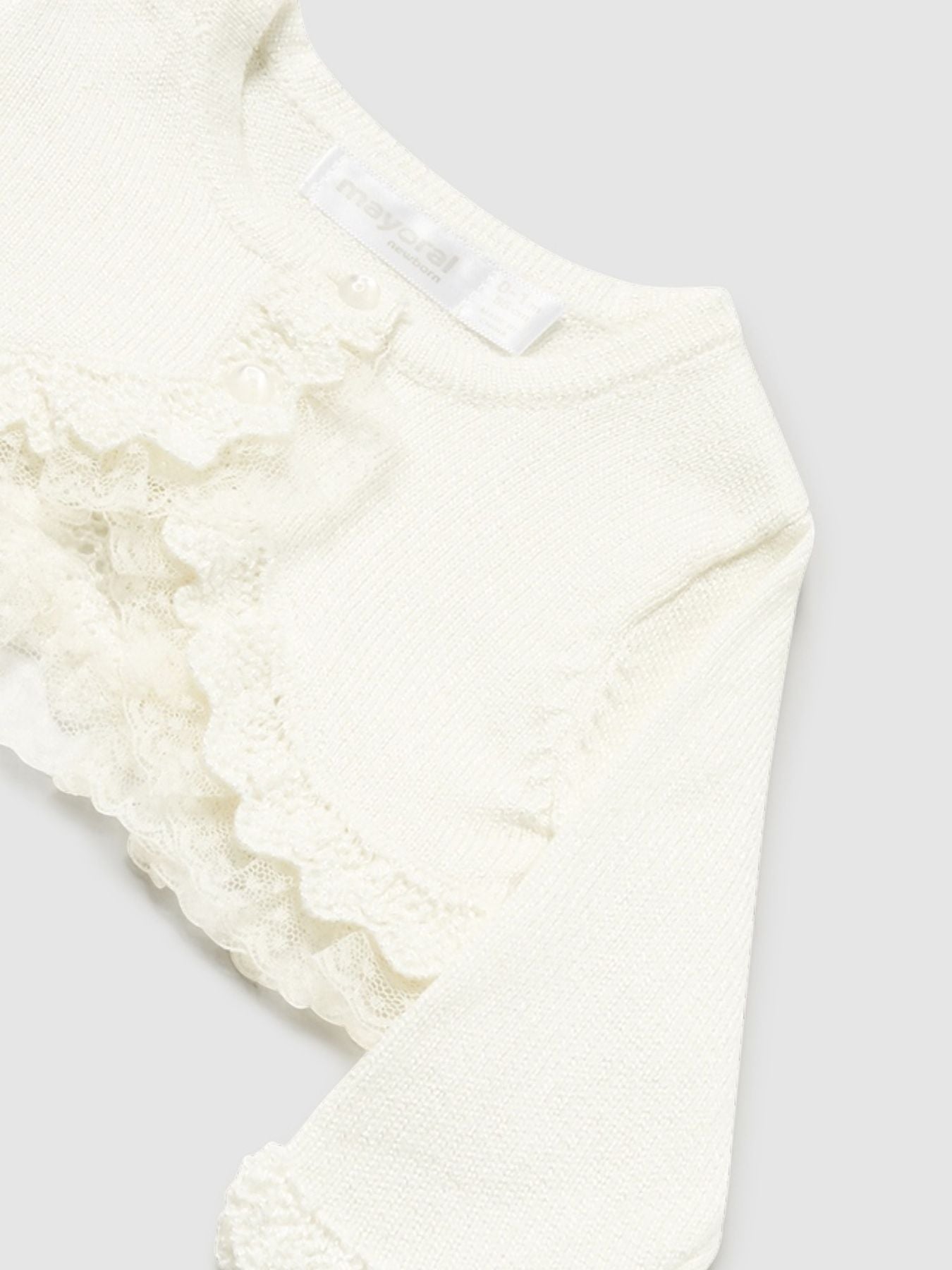 Cardigan cerimonia Bimba ECRU 1377 -  NANU' BABY