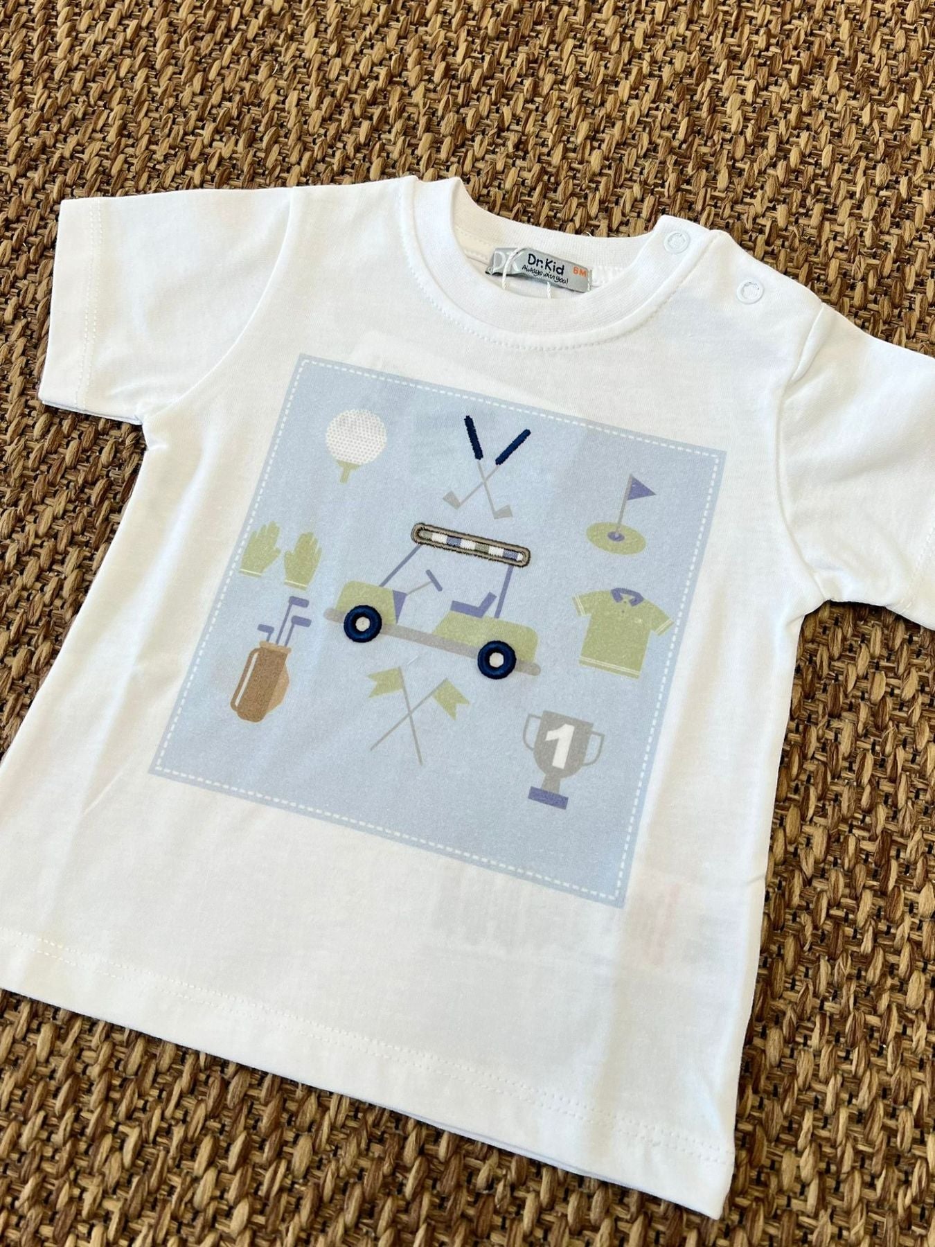 T-shirt Bimbo BIANCO DK526/PV24 -  NANU' BABY