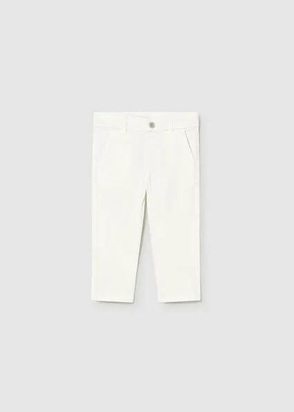 Pantaloni Bimbo Bianco 522/39 by MAYORAL