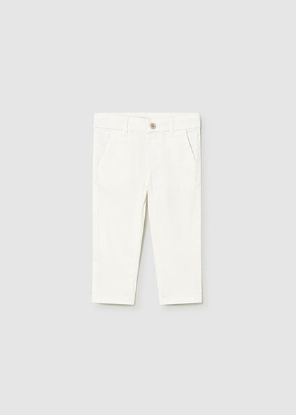 Pantaloni Bimbo Bianco 522/39 by MAYORAL
