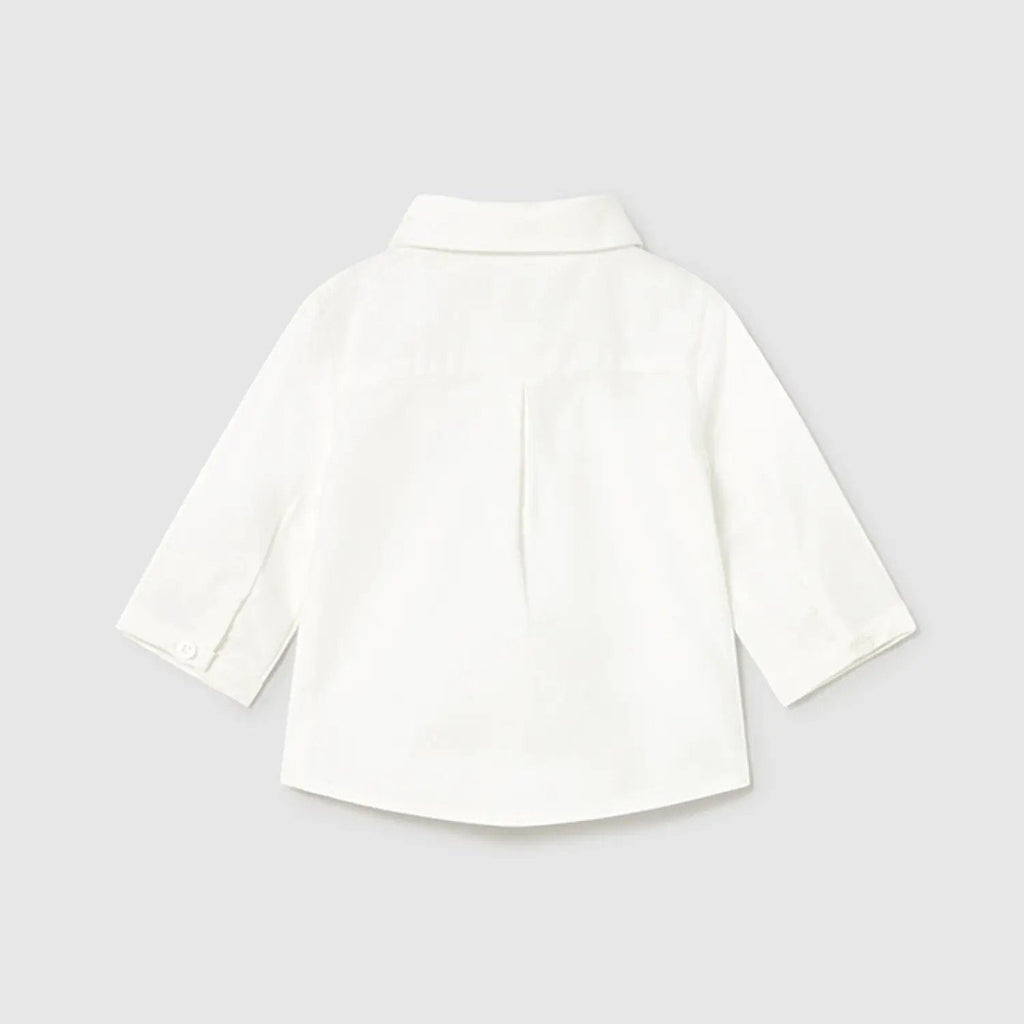Camicia Bimbo Ecru 2196/20 by MAYORAL