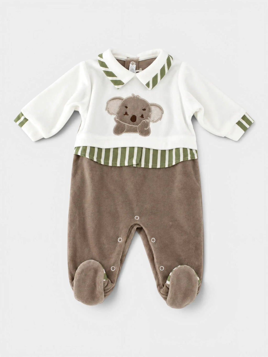 Tutina Neonato Verde LT1113 by SARTORIA DEI PICCOLI