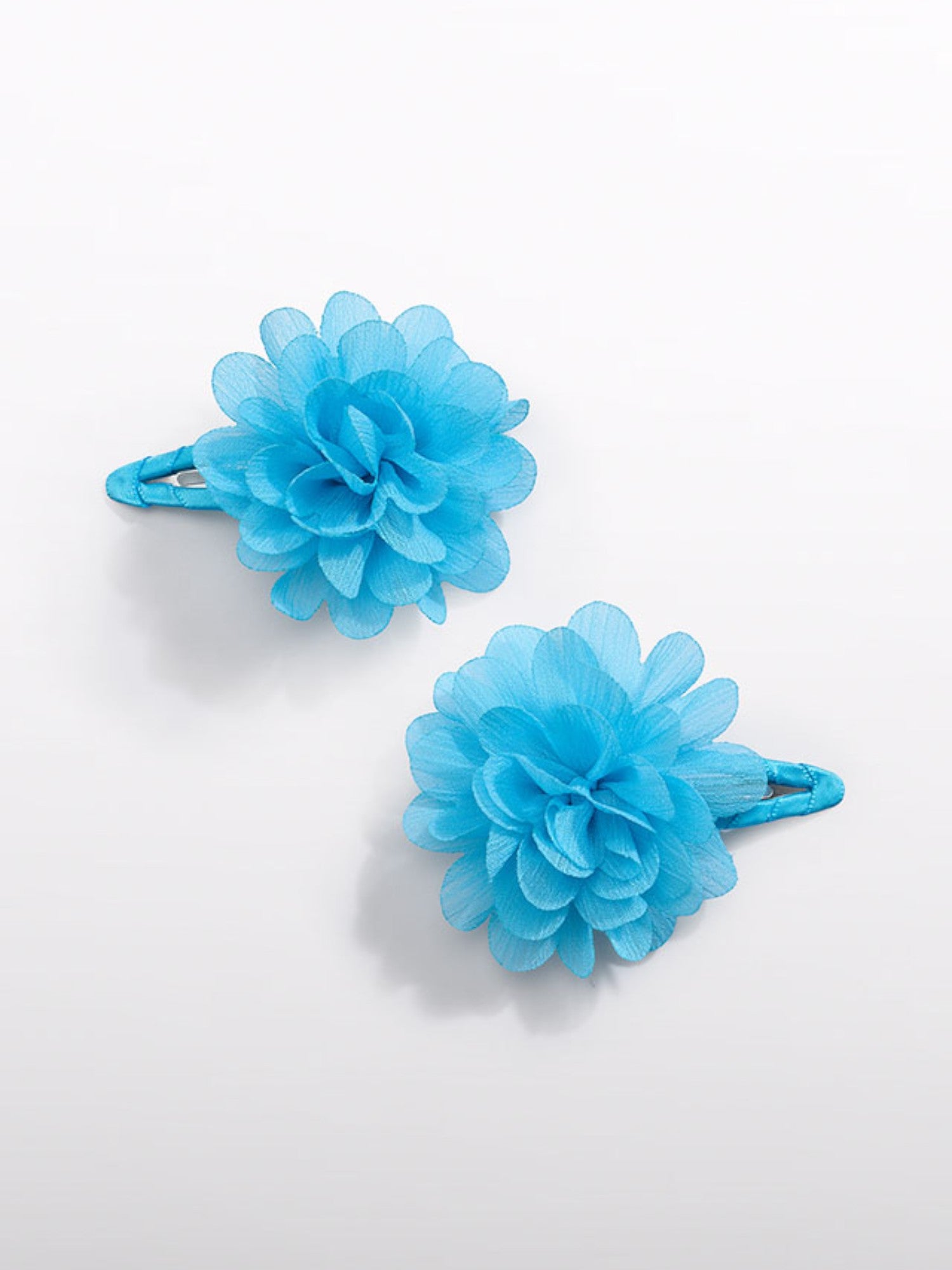Fermaglio fiori bambula  TURCHESE 5439 /66 -  NANU' BABY