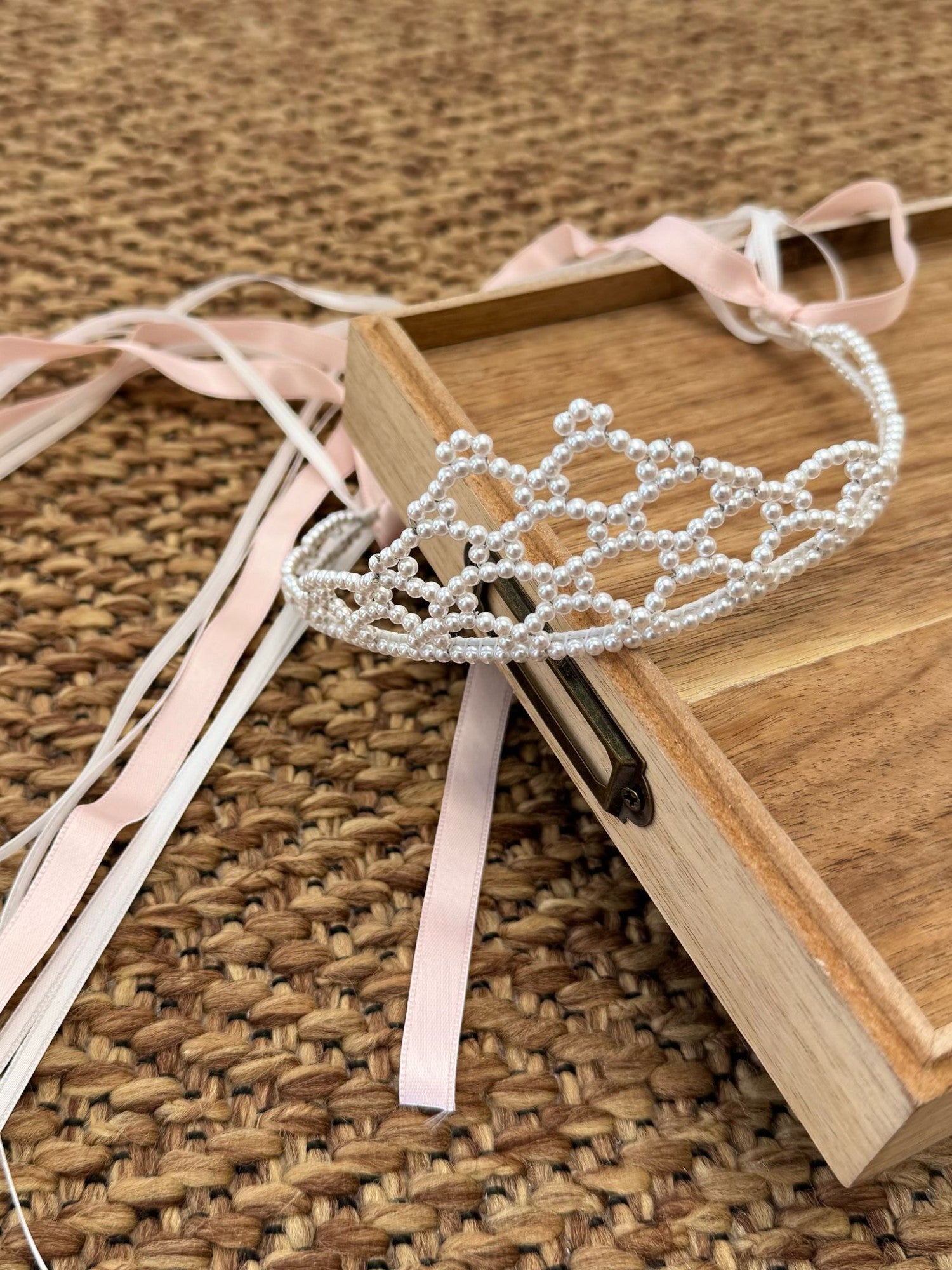 Diadema con nastrini  ROSA GG25DI21/R -  NANU' BABY