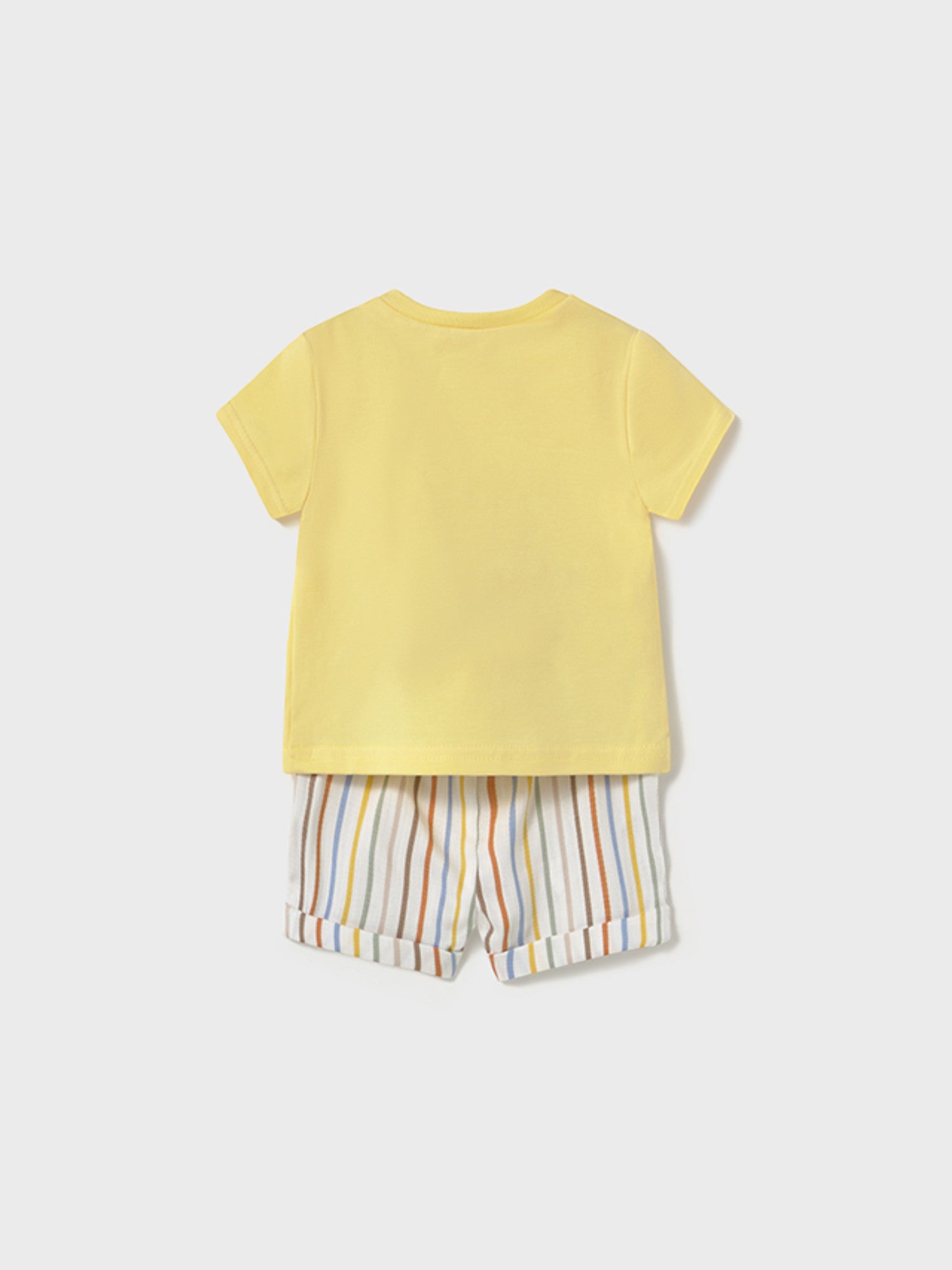 Completo pantalone  corto maglietta Bimbo GIALLO 1202 /G -  NANU' BABY
