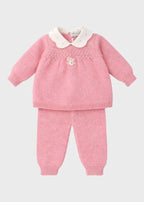 Coperta Neonata Rosa TAORMINA 01 by PICCOLA GIUGGIOLA