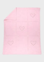 Coperta Neonata Rosa CUORI/154-R by BABY LORD