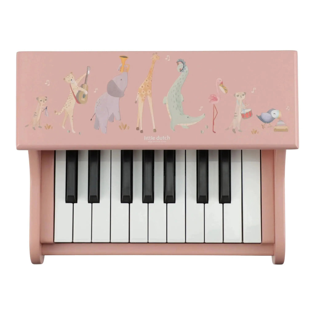 Pianoforte in legno Multicolore LD7477 by LITTLE DUTCH