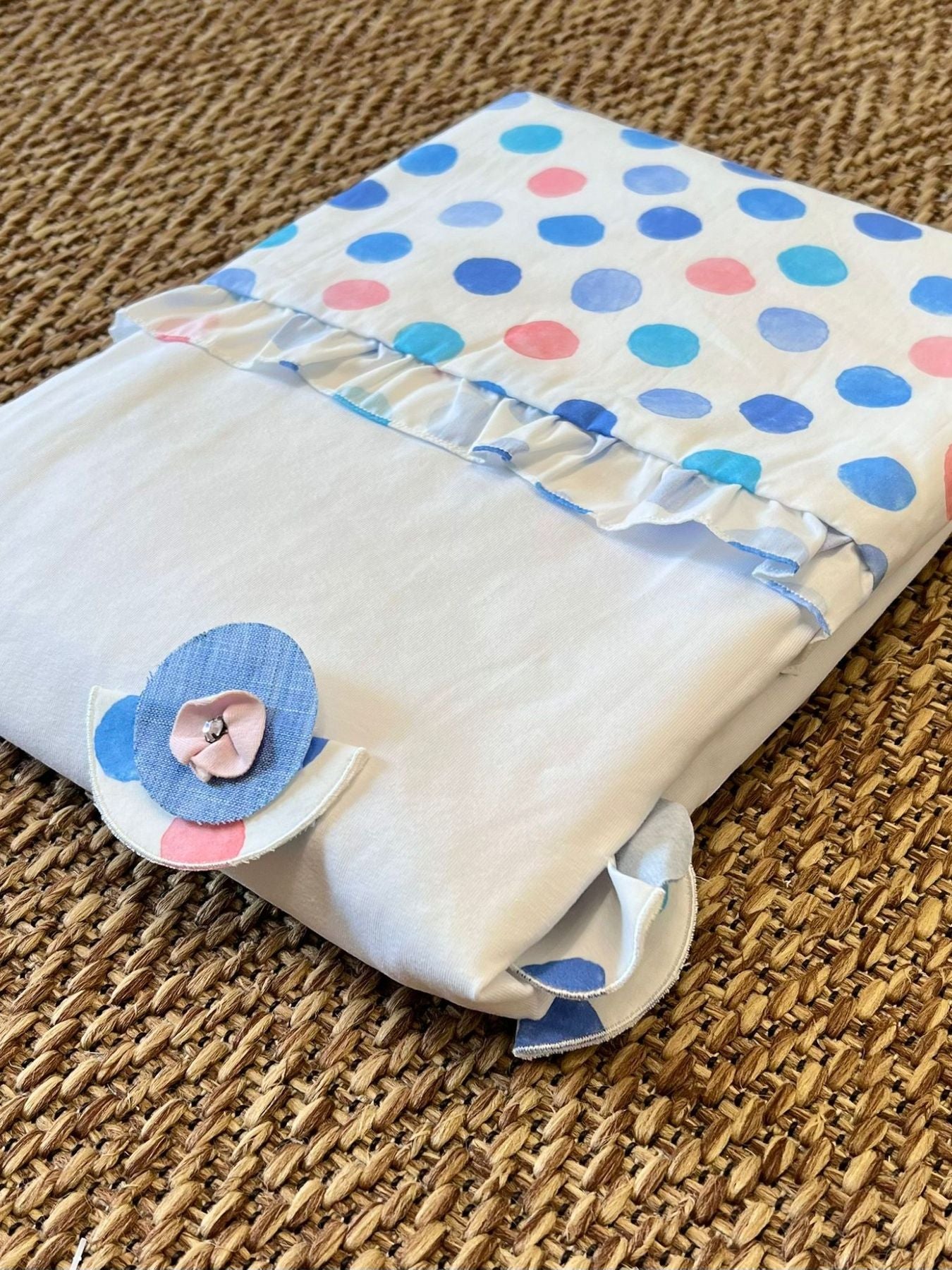 Coperta Neonata BIANCO EC2581 -  NANU' BABY