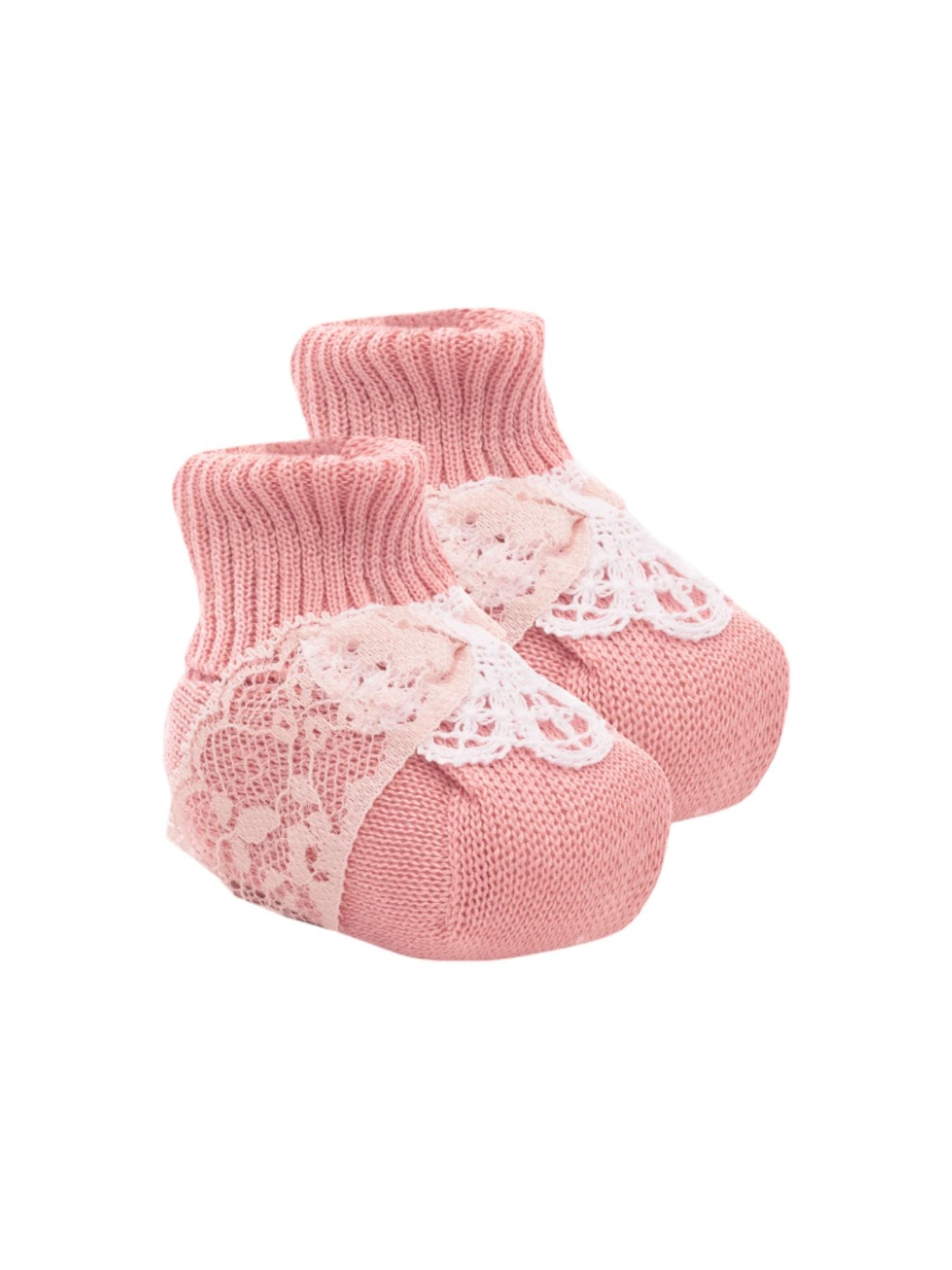 Babbucce Neonata ROSA EP28S -  NANU' BABY