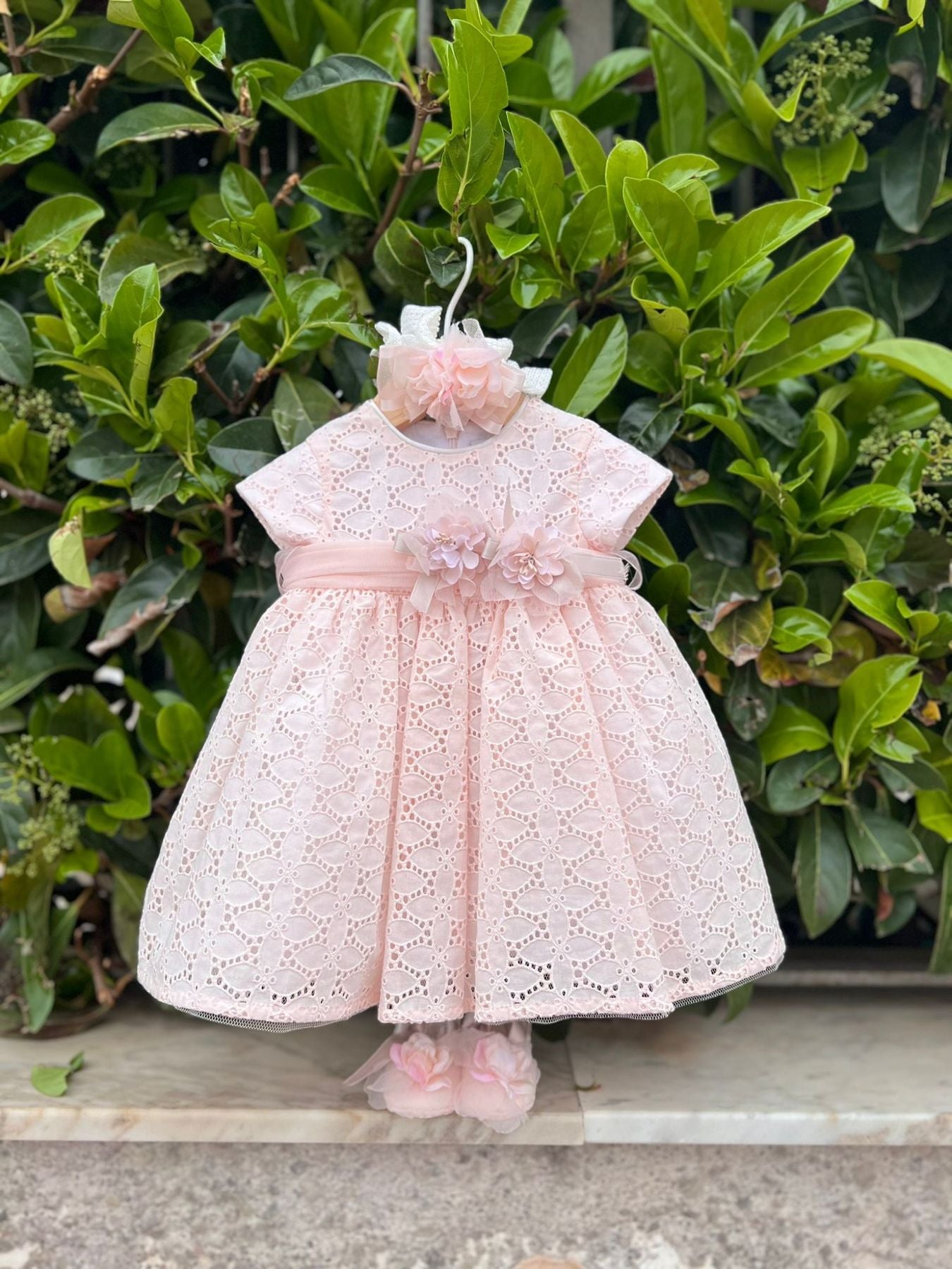 Abito Cerimonia Bimba ROSA EN821MC -  NANU' BABY