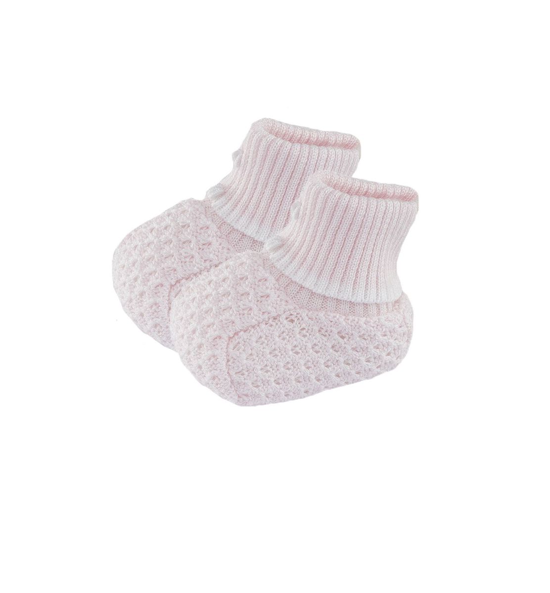 Babbucce Neonata Rosa ES13S -  NANU' BABY