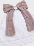 Cappello a coste Neonato Vaniglia IS6773 by MARLU'