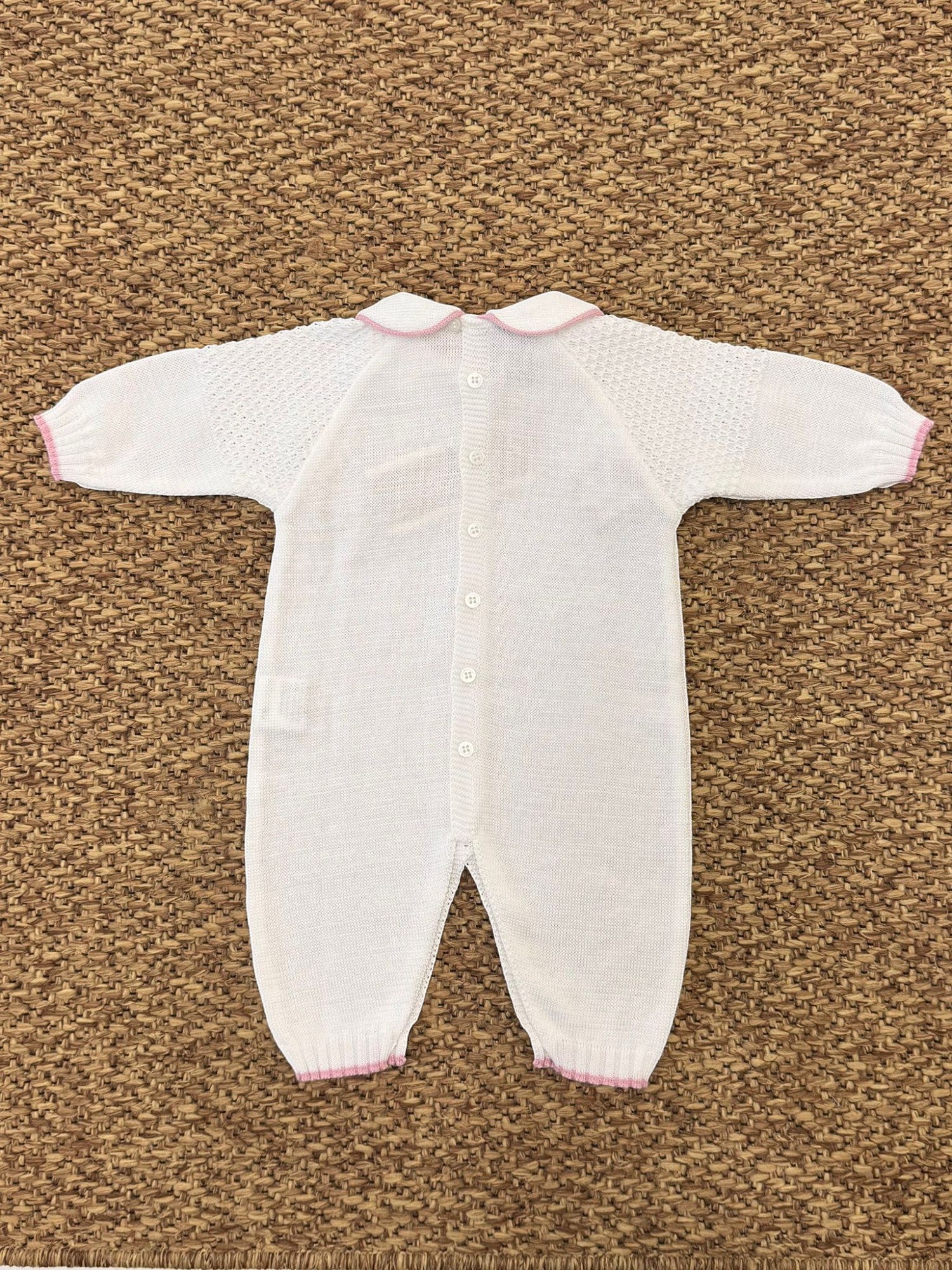 Tutina Neonata BIANCO EB2410 -  NANU' BABY