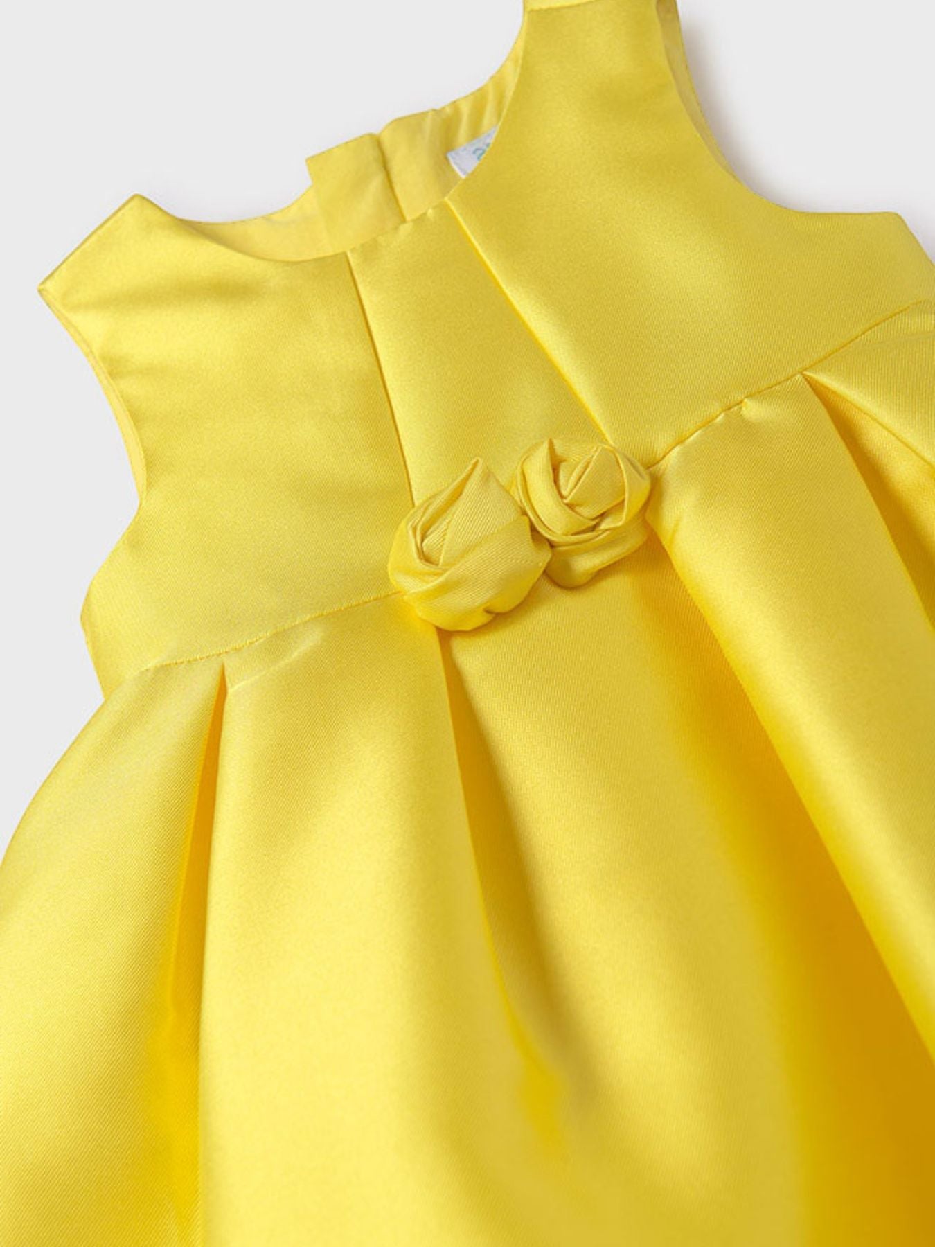 Abito mikado Bimba GIALLO 5019/G -  NANU' BABY