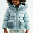 Cappotto Bimba Verde 5849/16 by ABEL & LULA