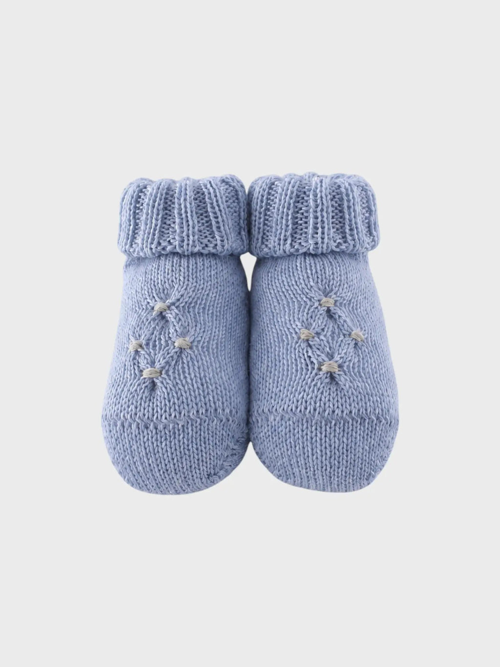 Babbucce Neonato Azzurro NIDO D'APE 711/5848 by BABY LORD