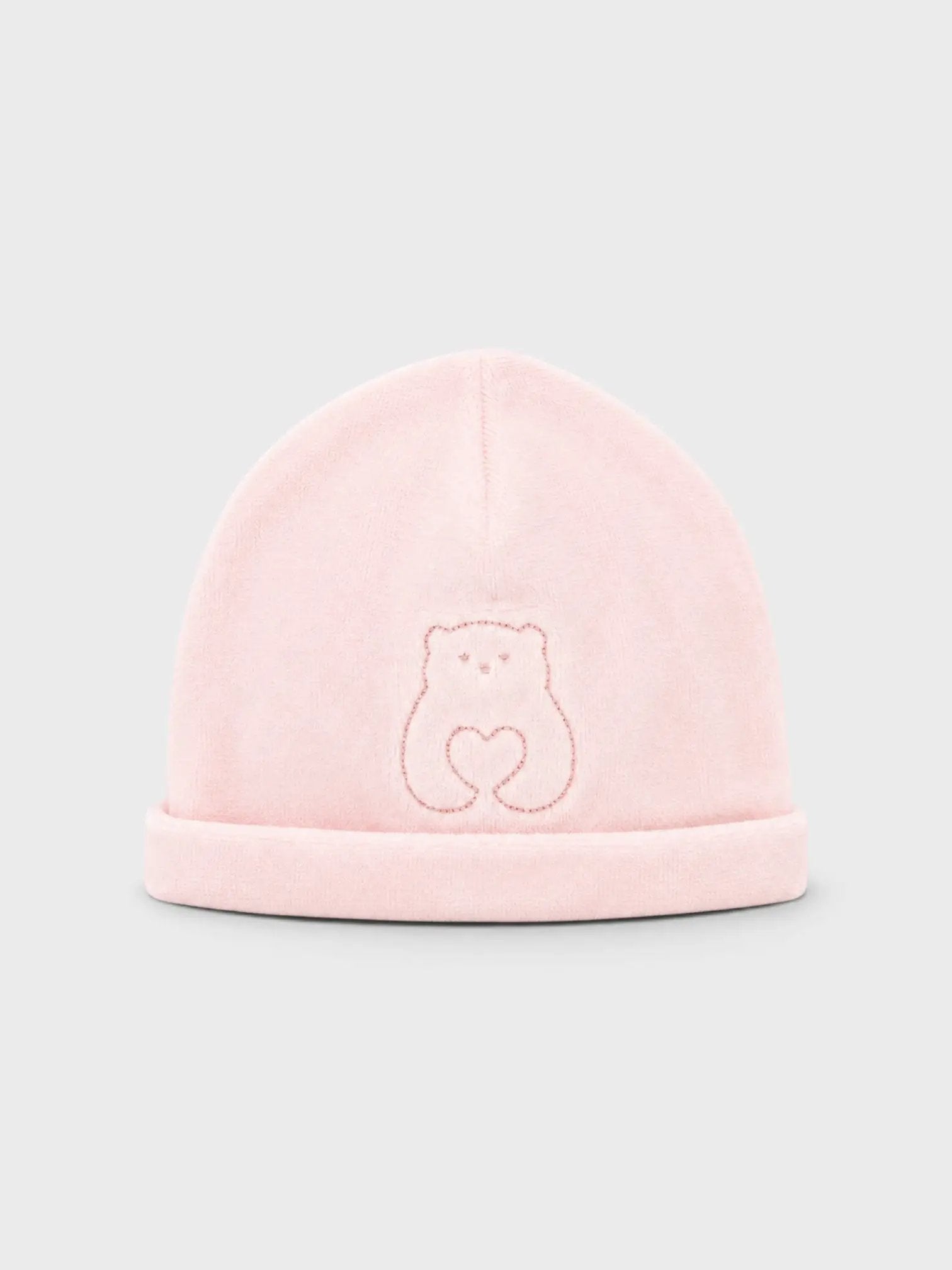 Cuffia Neonata Rosa C64702/R-C by COCCODE'