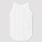 Body Intimo Neonata Bianco Ghiaccio Cotone 1012 by BABIDU'