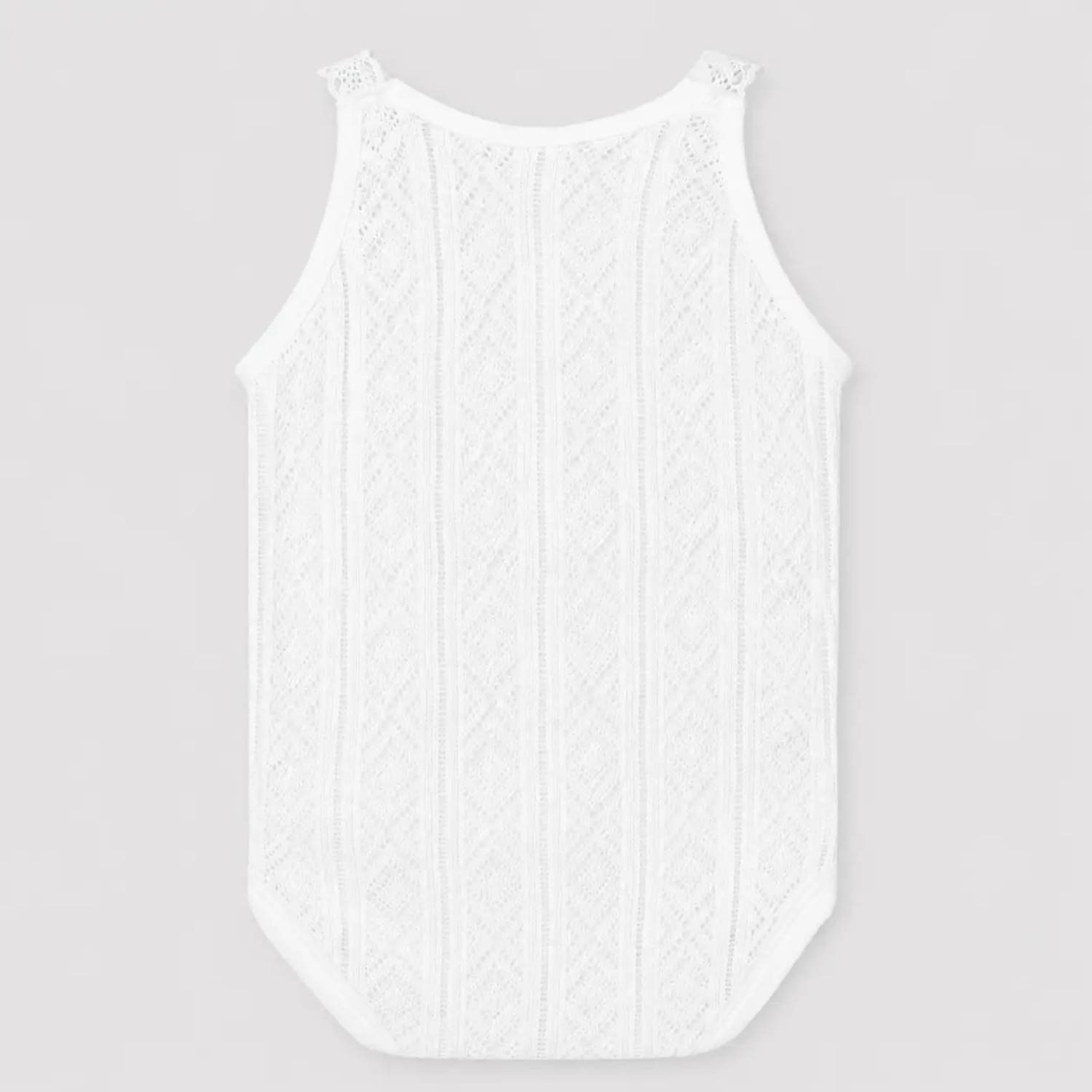 Body Intimo Neonata Bianco Ghiaccio Cotone 1012 by BABIDU'