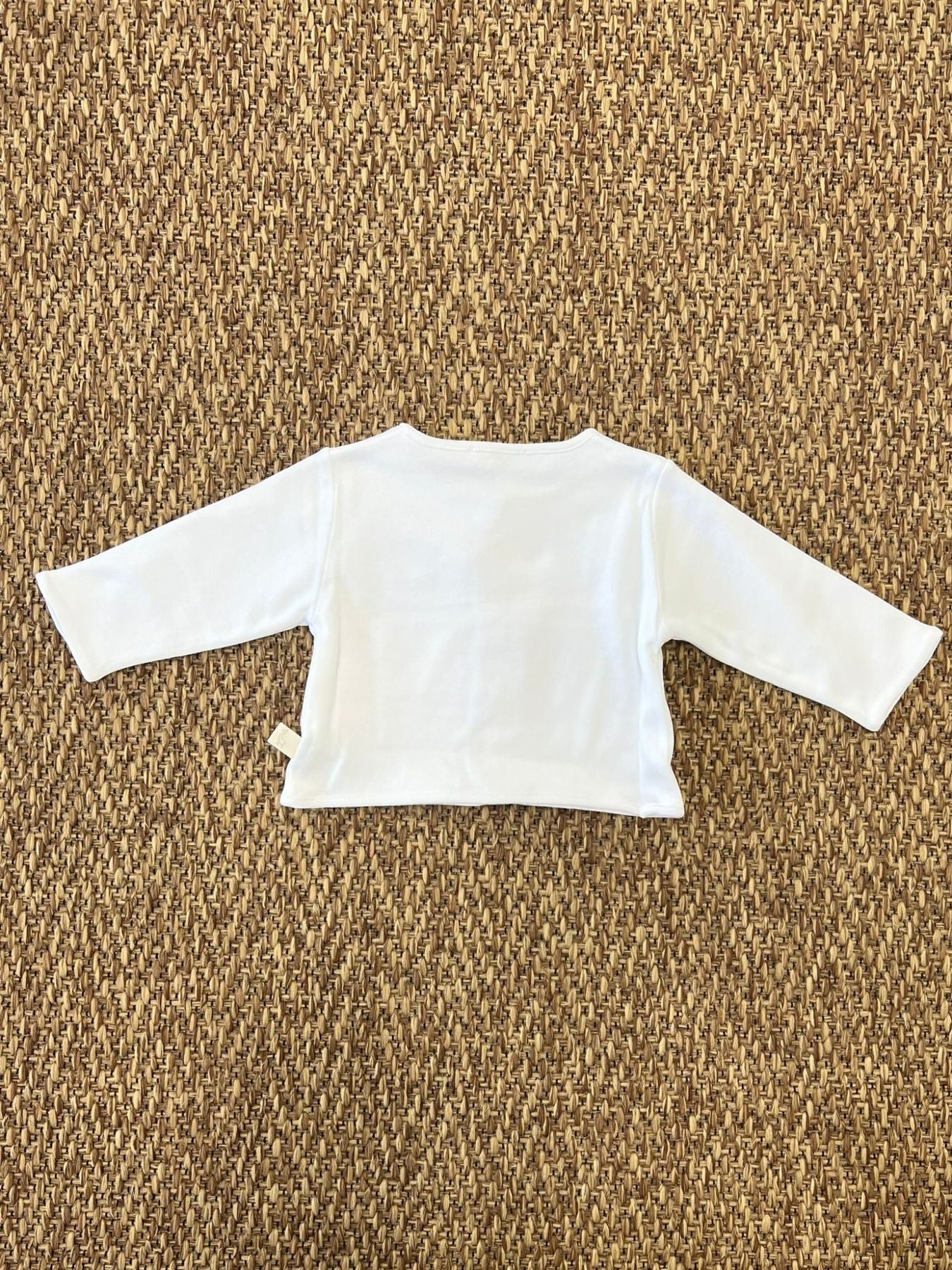 Giacca in Jersey Bimbo BIANCO BG83M -  NANU' BABY