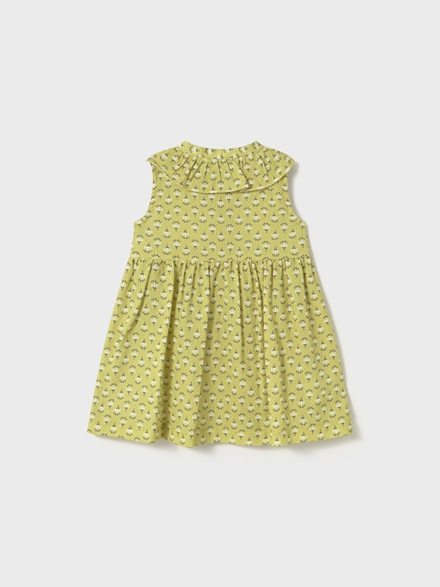 Vestitino bretelline stampato Bimba VERDE 1921/78 -  NANU' BABY
