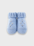 Babbucce Neonato Azzurro NIDO D'APE 711/5848 by BABY LORD