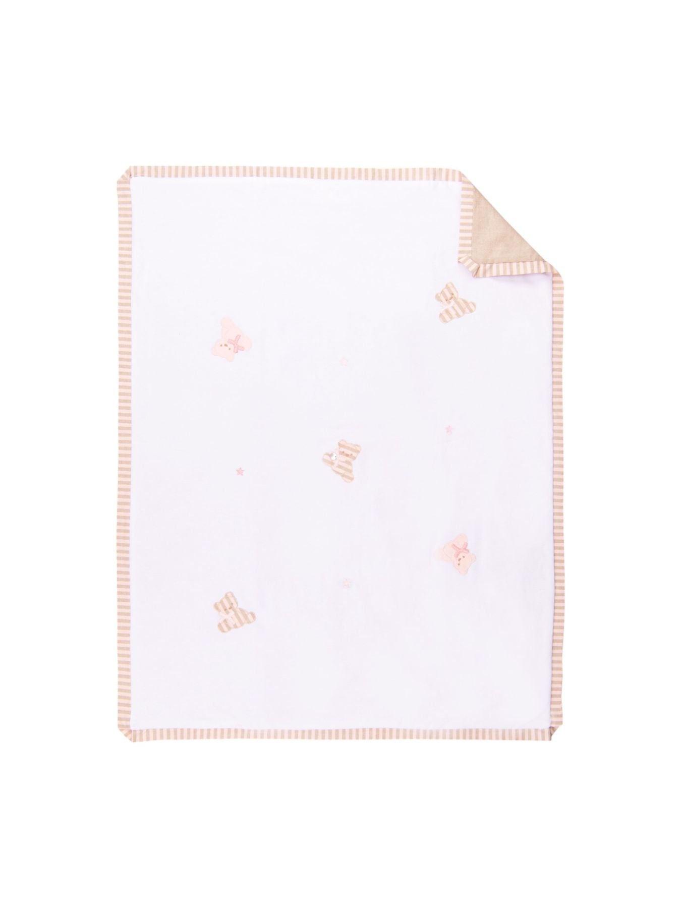 Coperta Neonata BIANCO EP6881F -  NANU' BABY