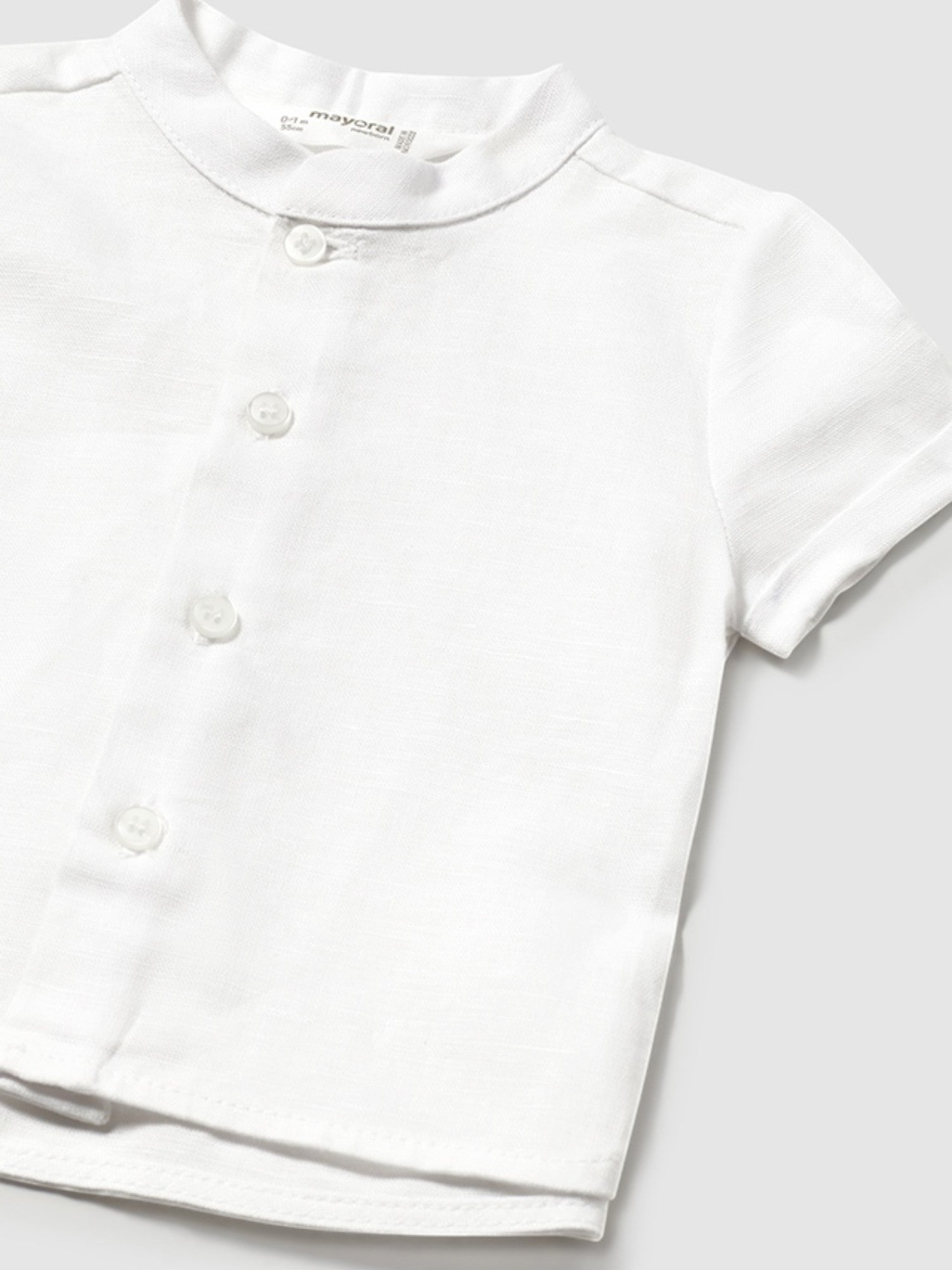 camicia manica corta Bimbo BIANCO 1101 /B -  NANU' BABY