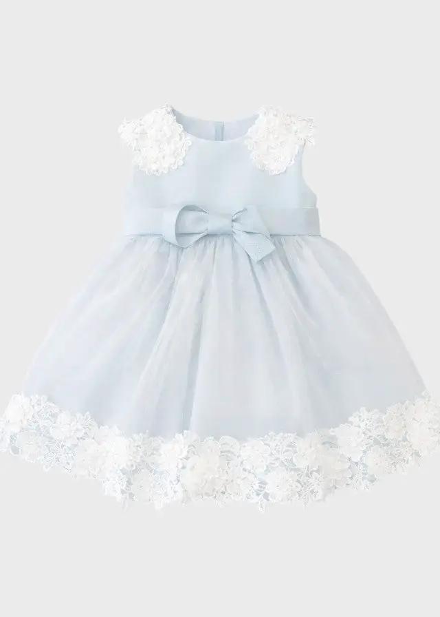 Abito Cerimonia Bimba Azzurro FB083/AP by FLO' SARTORIA ITALIANA