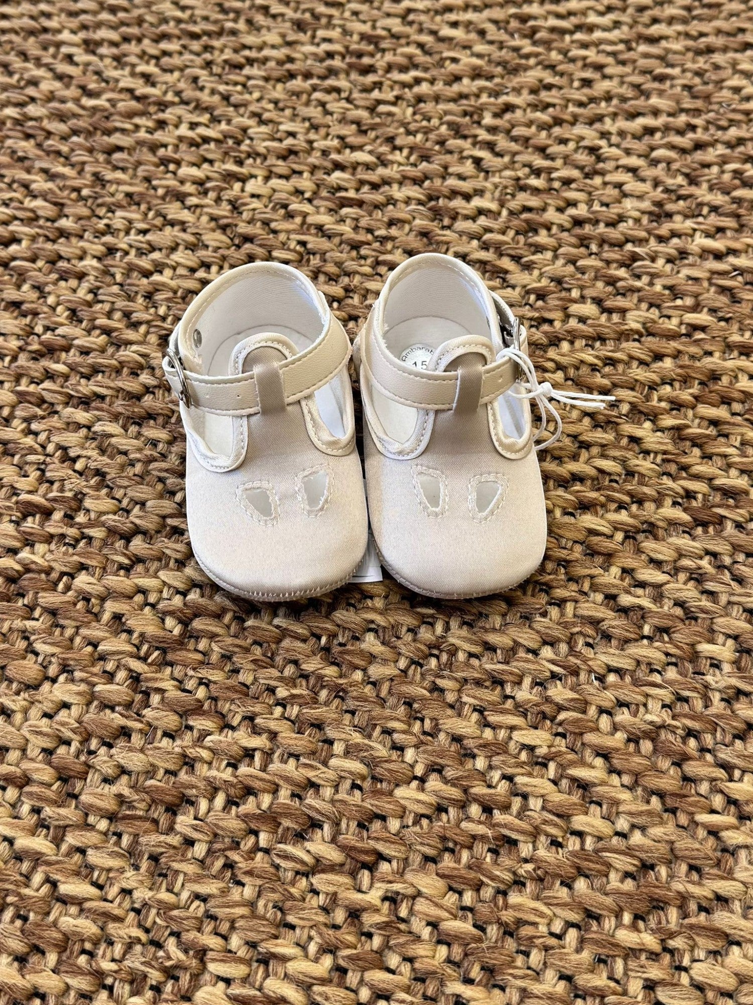 Scarpe cerimonia Bimbo BEIGE SM4153/T95 -  NANU' BABY
