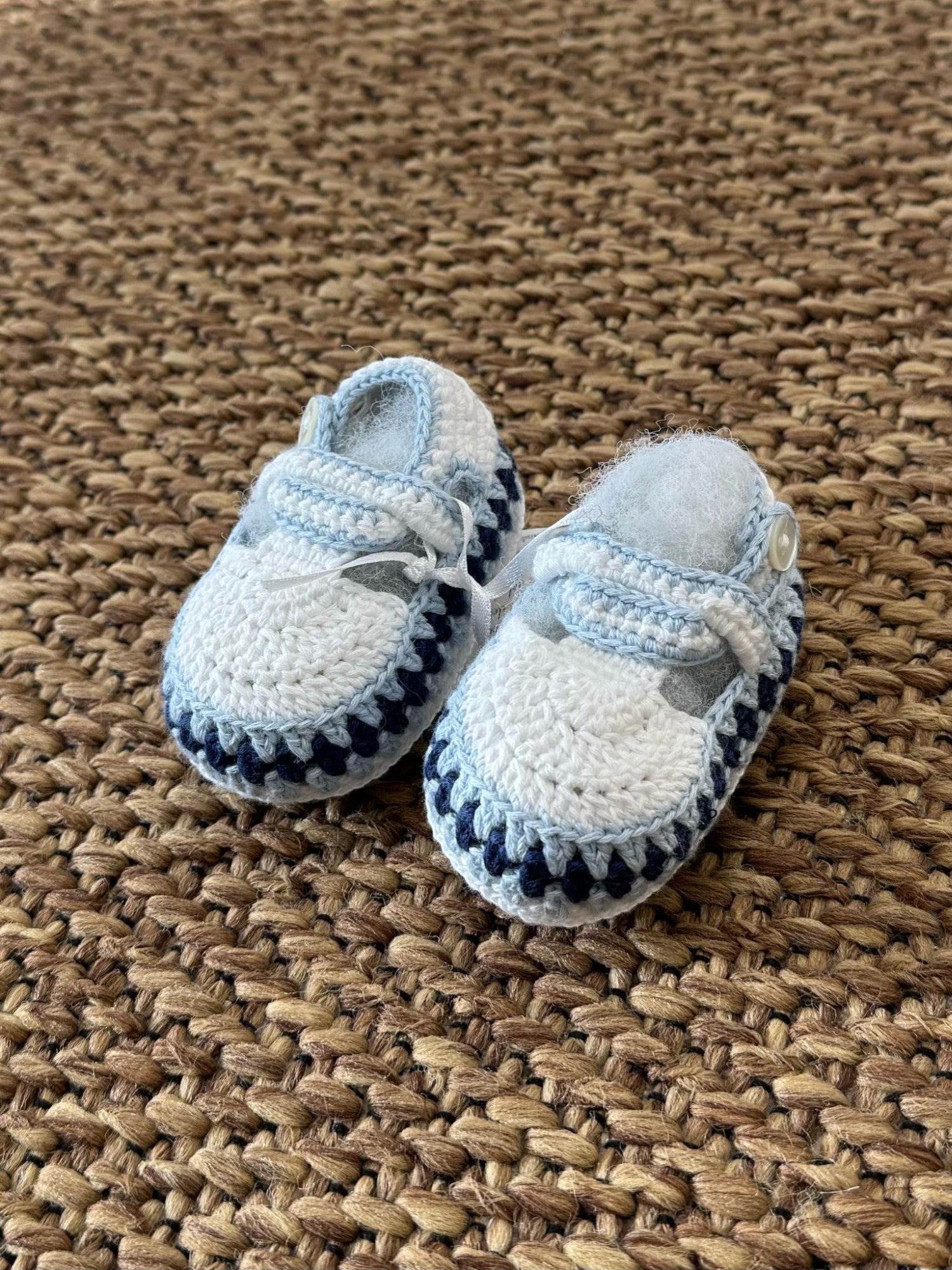 Babbucce Bianco Neonato Bianco BILLY/780 -  NANU' BABY