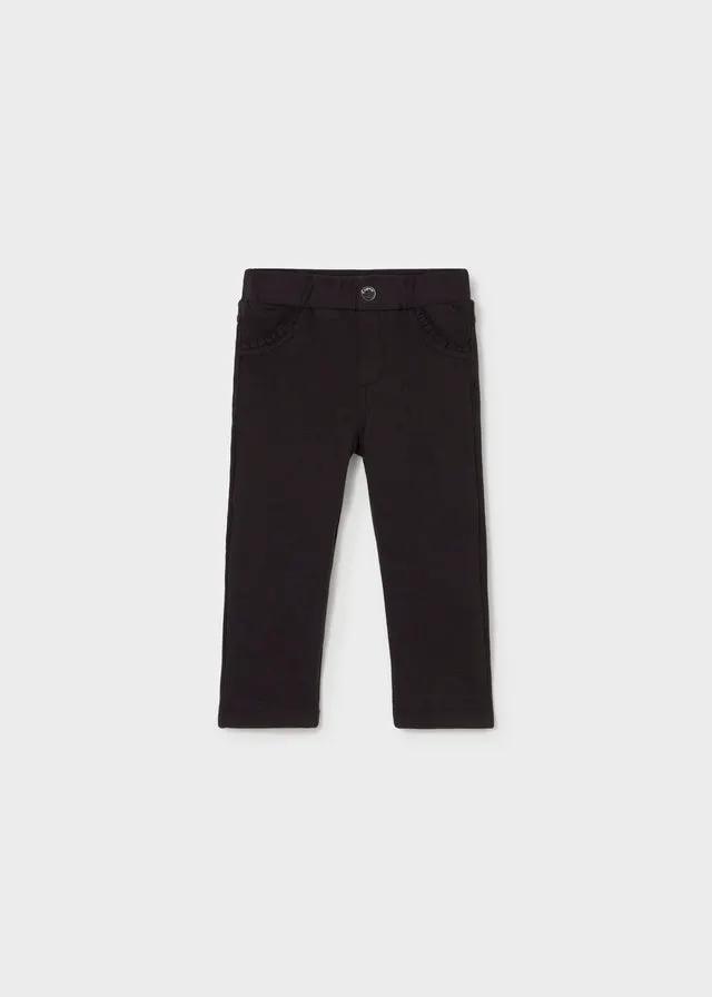 Pantaloni Bimba Nero 560/68 by MAYORAL