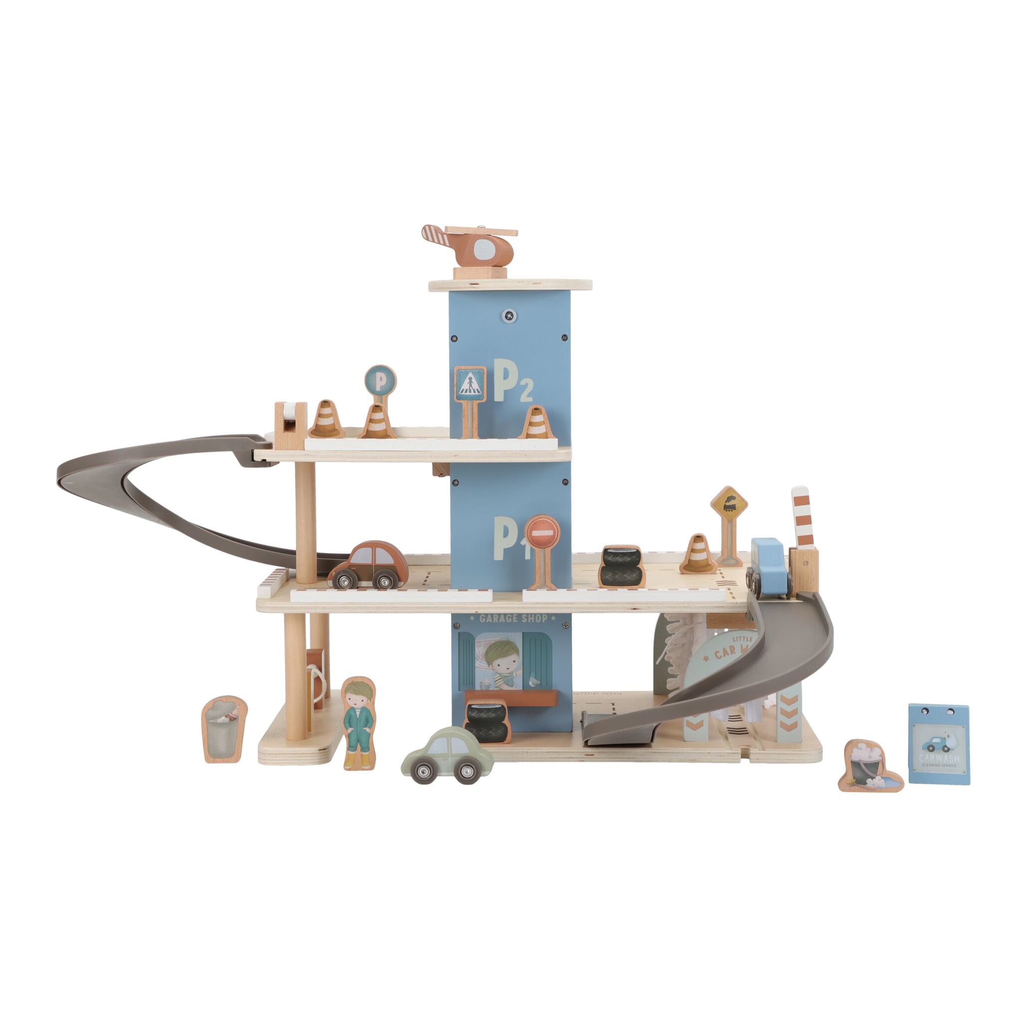 Multicolor Wooden Garage LD2534