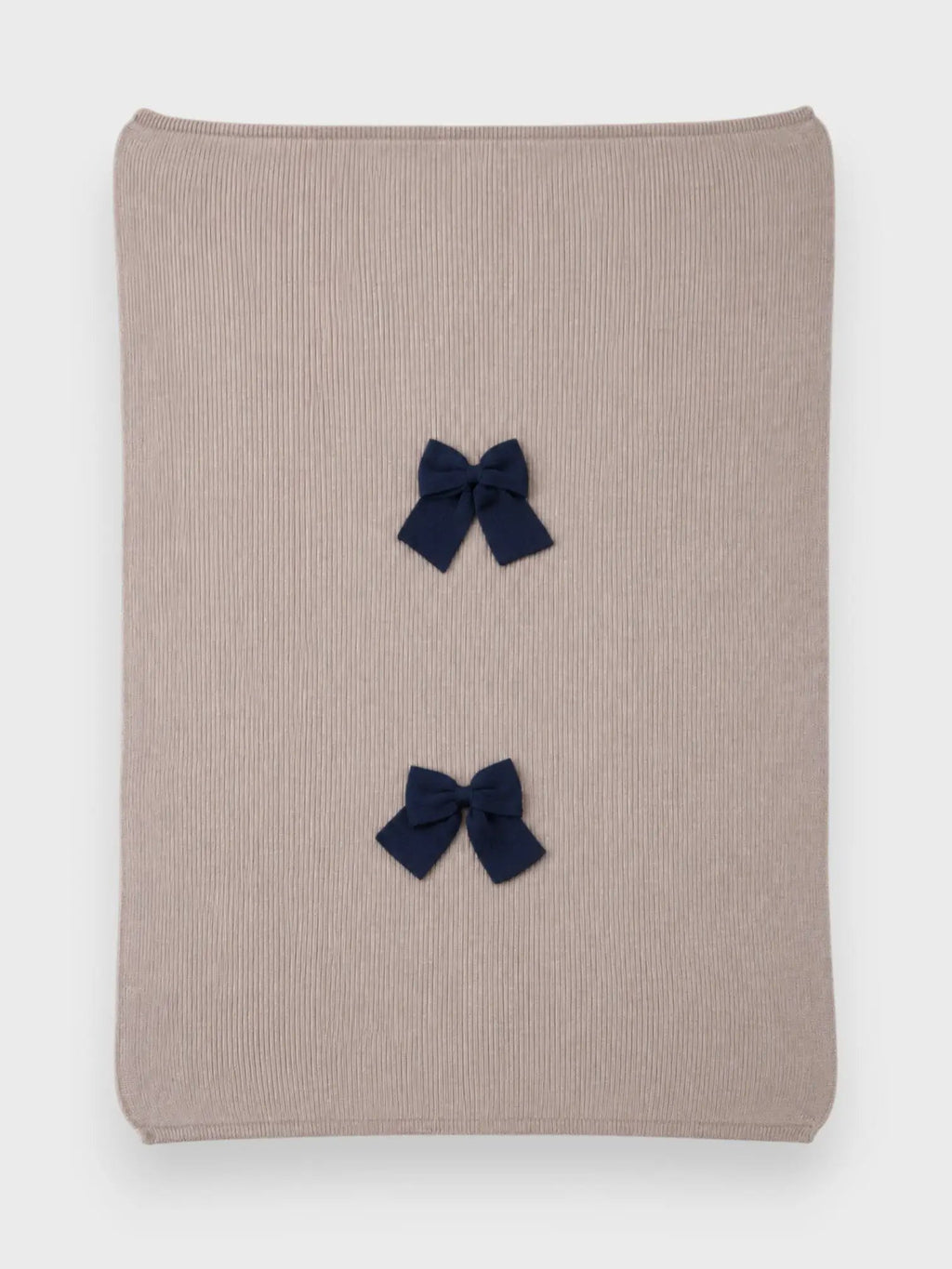 Coperta Neonato Tortora MAGLIA INGLESE FIOCCO 144/4837 by BABY LORD
