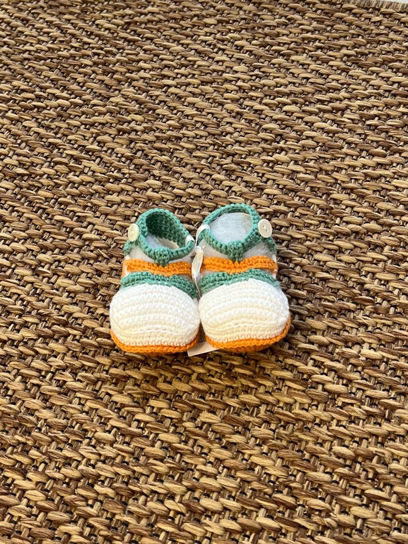 Babbucce Neonato VERDE CETIN/SC-V -  NANU' BABY