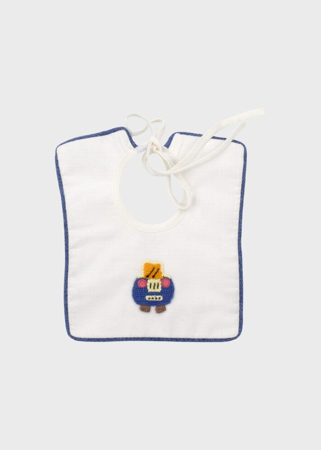 Bavetta Neonato Blu CETIN/BAV by PICCOLA GIUGGIOLA