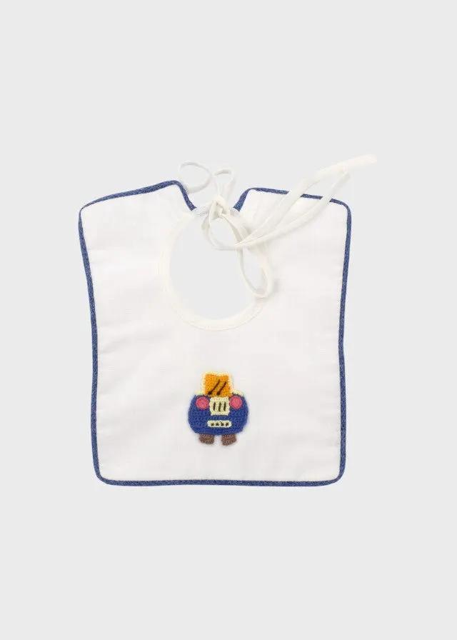 Bavetta Neonato Blu CETIN/BAV by PICCOLA GIUGGIOLA