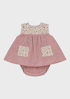 Abito Bimba Rosa DECORACION 0050/25 by YOEDU