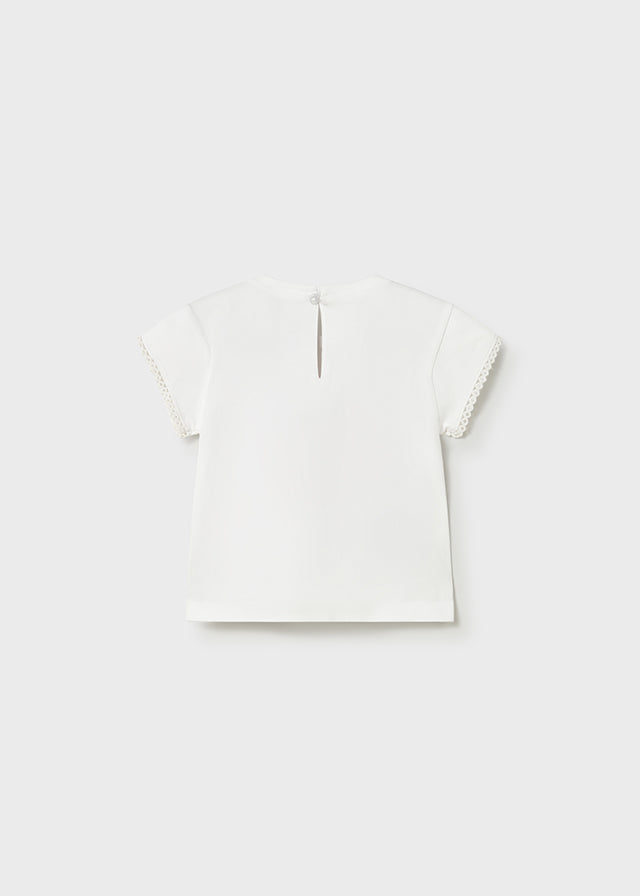T-shirt Bimba Bianco 1079/90 by MAYORAL