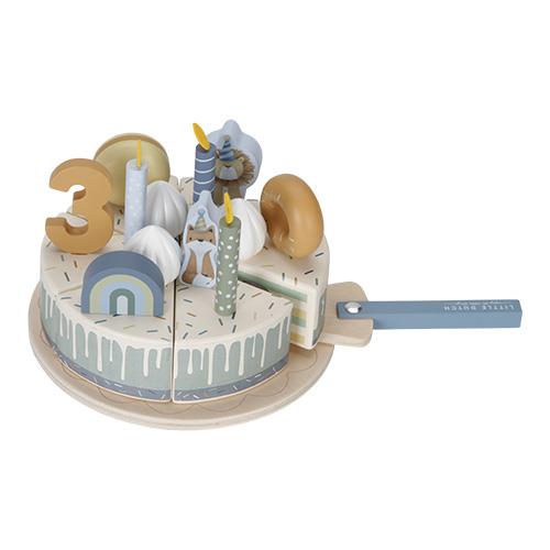 Torta di compleanno in legno  - 26 pezzi  MULTICOLORE LD8016 -  NANU' BABY