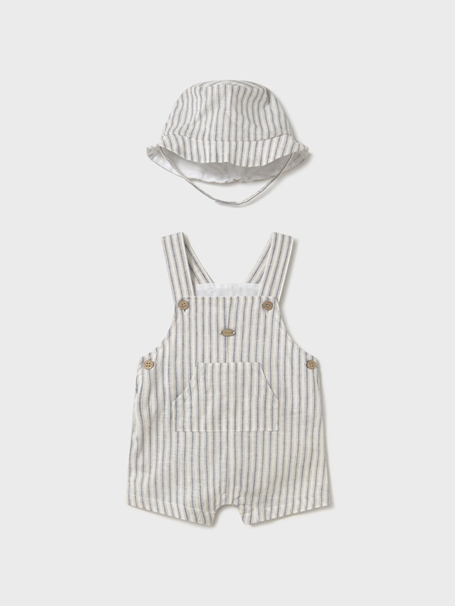 Salopette e cappello Bimbo NATURAL 1601 /N -  NANU' BABY