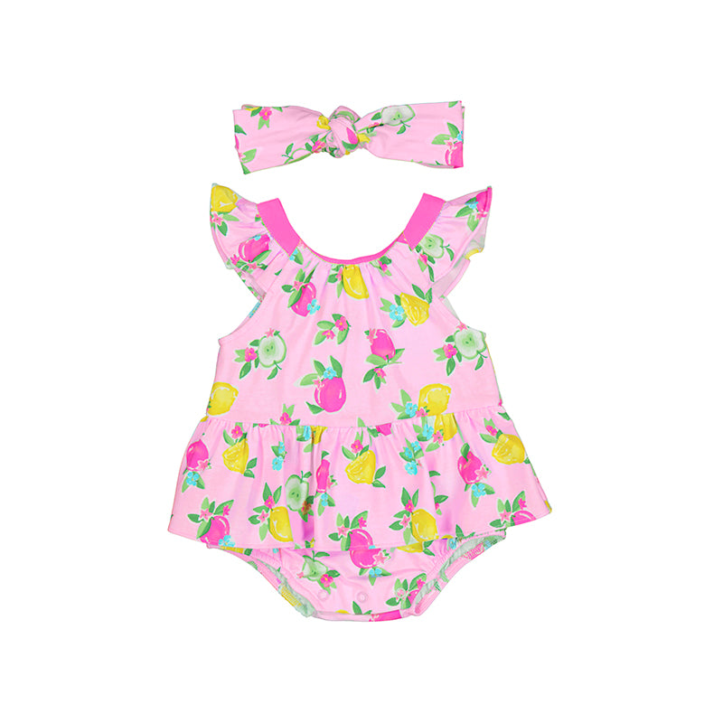 Pagliaccetto con fascia Bimba ROSA 1632 -  NANU' BABY