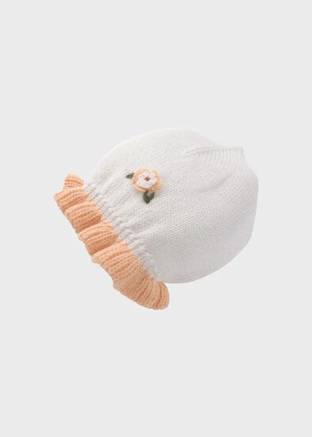 Cuffia Neonata Avorio PROVENZA/CU by PICCOLA GIUGGIOLA