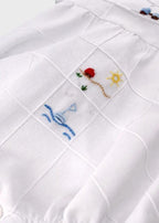 Pagliaccetto Neonato Bianco MARIO/TU by PICCOLA GIUGGIOLA
