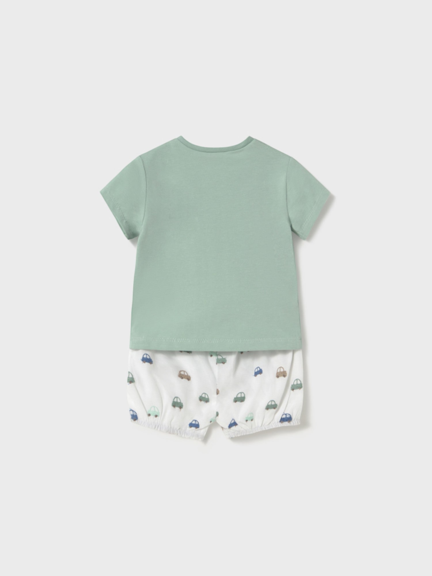 Completo pantalone  corto Bimbo VERDE 1204 /V -  NANU' BABY
