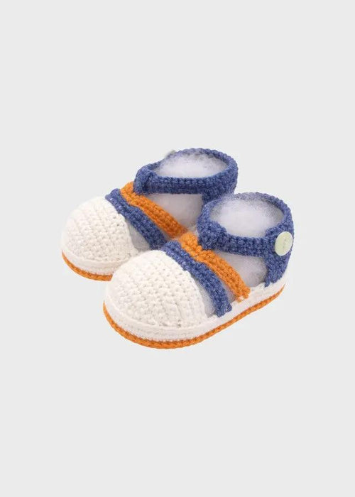 Babbucce Neonato Blu CETIN/SC by PICCOLA GIUGGIOLA
