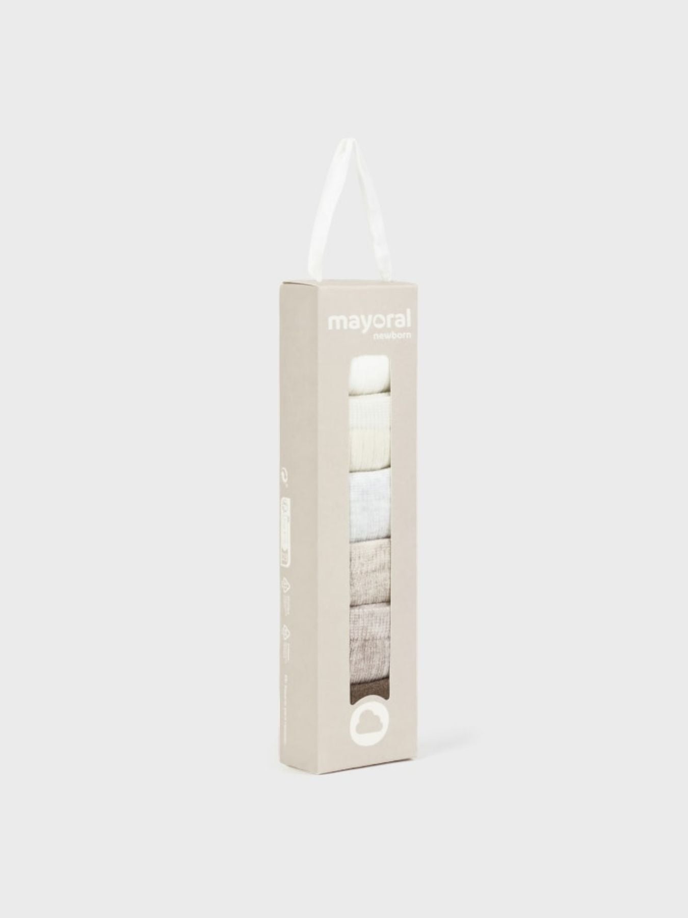 Set 6 calzini  NATURAL 1C-9758/N -  NANU' BABY