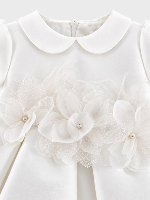 Mädchen-Festtagskleid Creme 6822